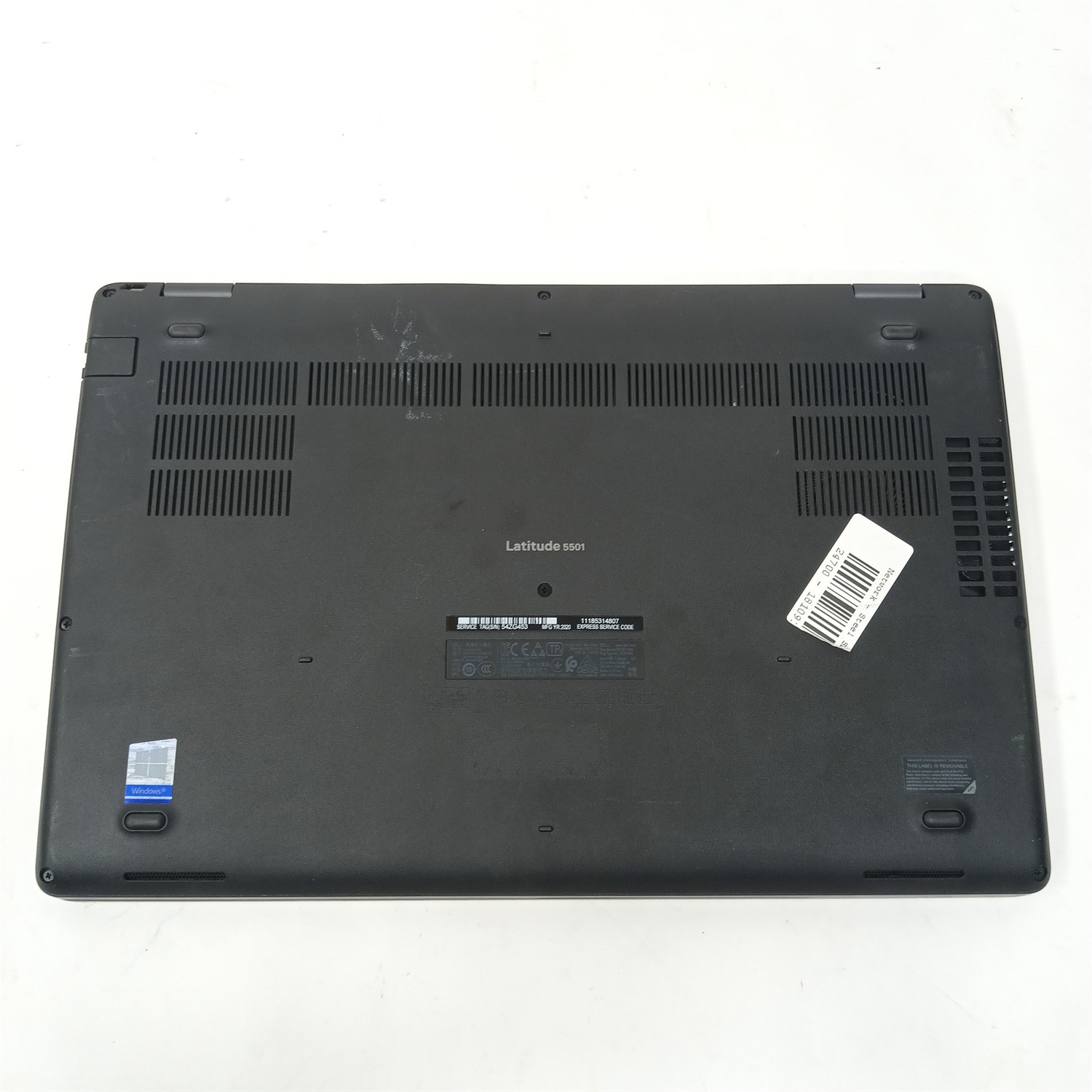 Dell Latitude 5501 i5 9300H 2.40GHz 12GB DDR4 256GB SSD Win11 Pro – 181091