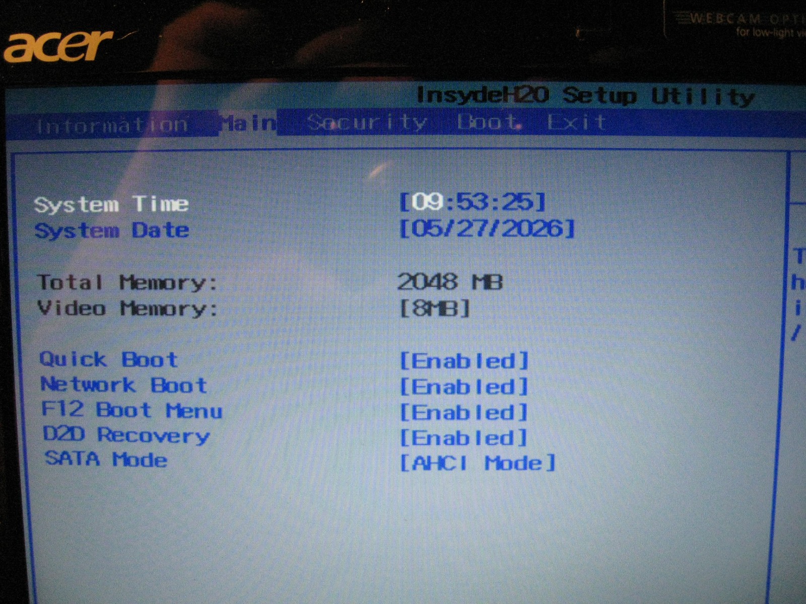 Acer Aspire One 532h Netbook Computer w/ AC Adapter — Excellent Battery