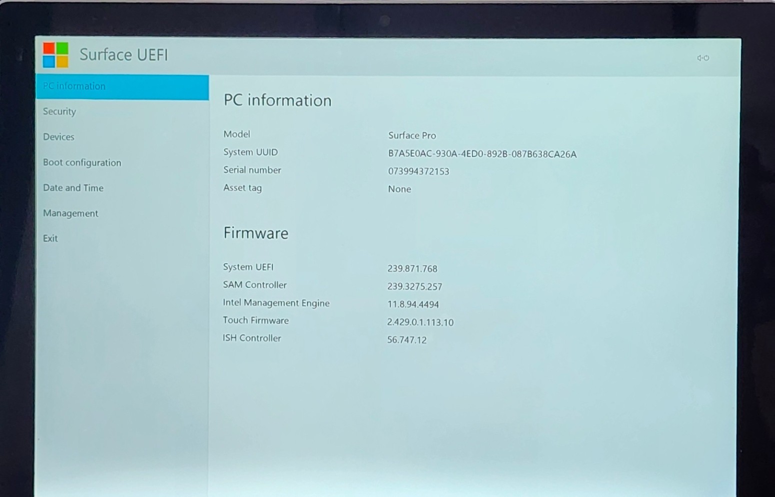 Microsoft Surface Pro 5 1796 12.6″ i7-7660U 8GB 256GB SSD with Keyboard