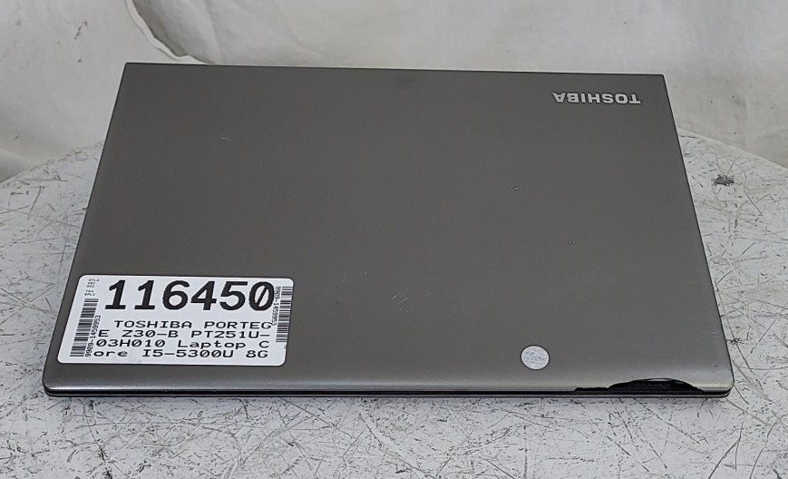 TOSHIBA PORTEGE Z30-B PT251U-03H010 Laptop Core I5-5300U 8GB 128GB SEE NOTES