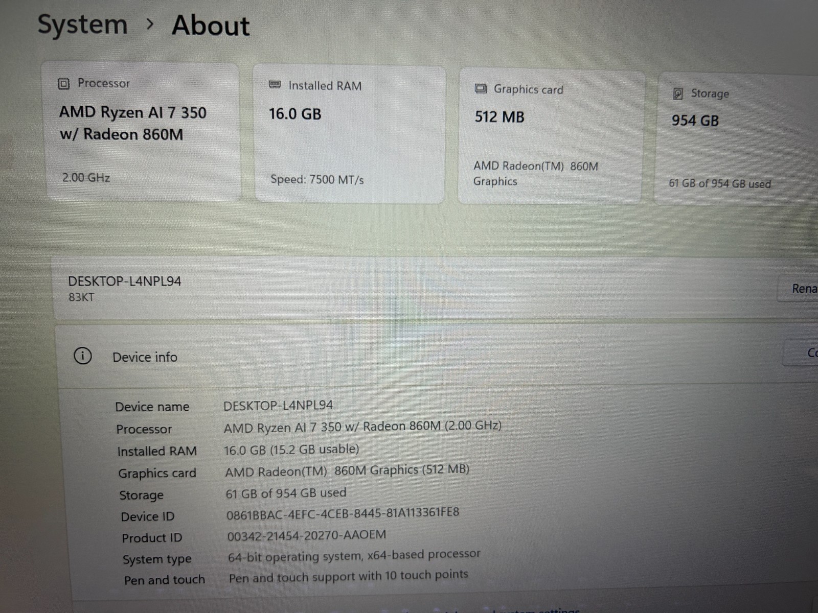 Lenovo IdeaPad 5 2-in-1 14AKP10, AMD Ryzen AI 7 350, 16 GB RAM, 1 TB NVMe SSD