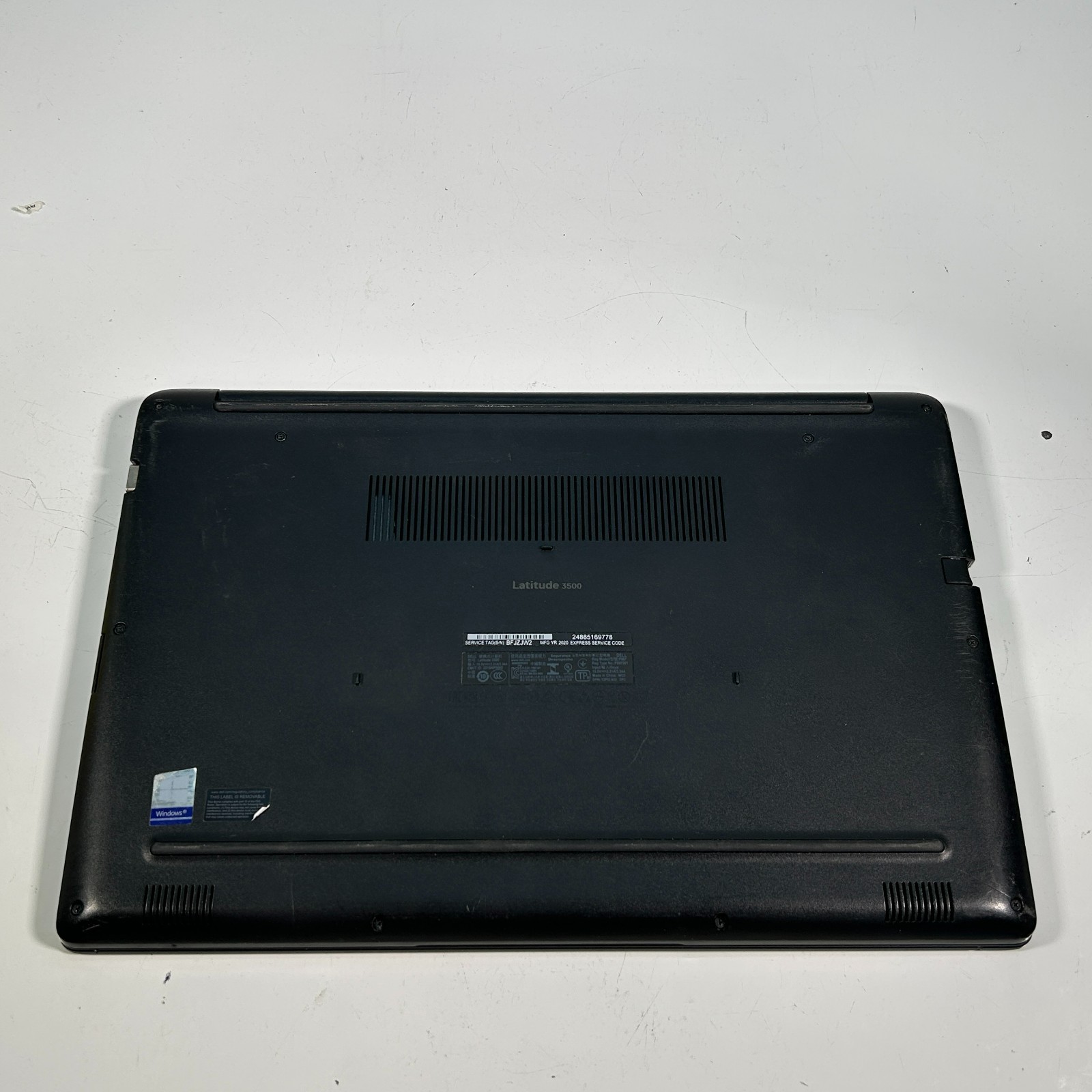 Dell Latitude 3500 Intel Core i5-8265U 1.6GHz 8GB RAM 256GB NVMe No OS Used READ