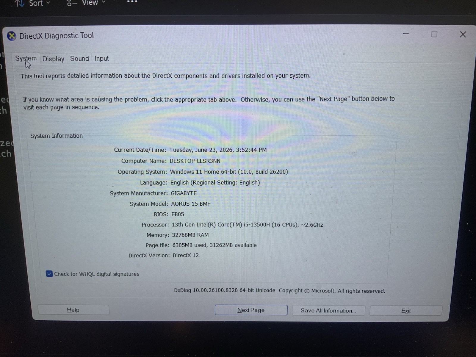 Gigabyte Aorus 15 15.6″ Laptop – i5 13500H, 512GB SSD, 1.5TB. RTX
