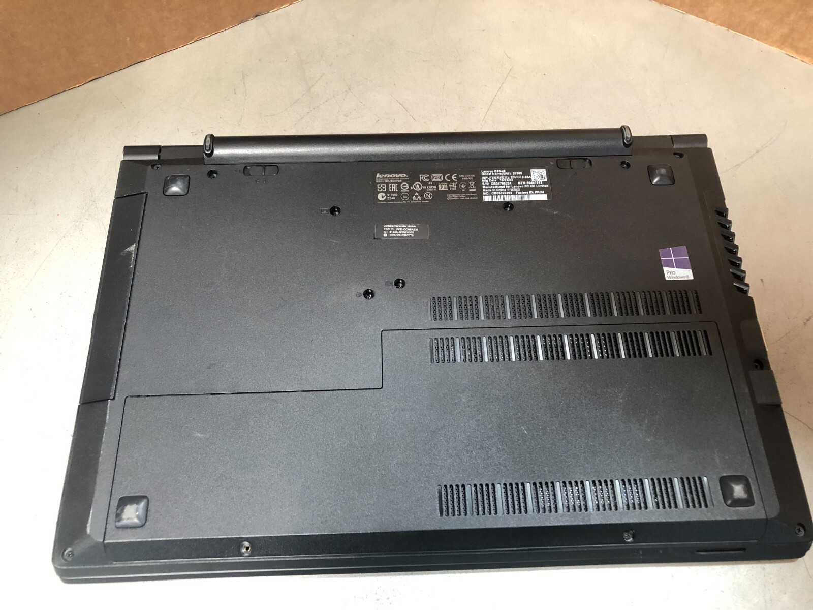 Lenovo B50-45 Model 20388 Laptop – AMD E1-6010 – 16GB Ram – 240GB SSD – Win 10