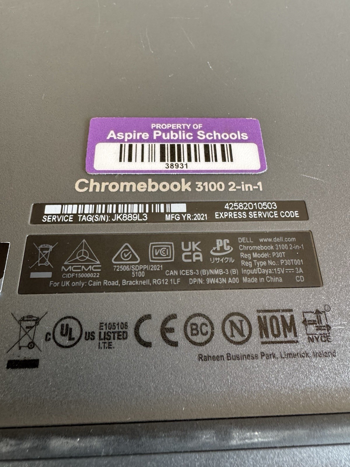 Samsung 12.2 in. 2-in-1 Chromebook And 2 Other Tablets Lot Of 3