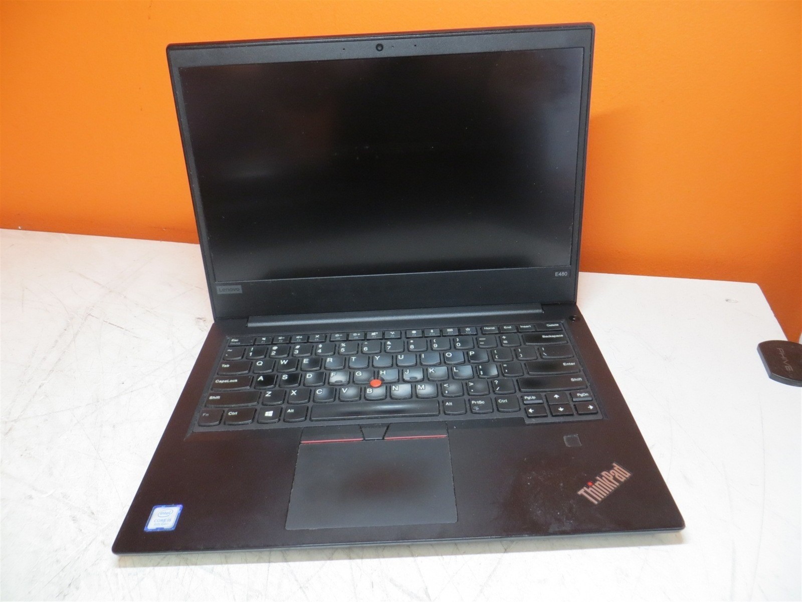 Scratched LCD Lenovo ThinkPad E480 Laptop Intel i5-8250U 1.6GHz 8GB 256GB SSD