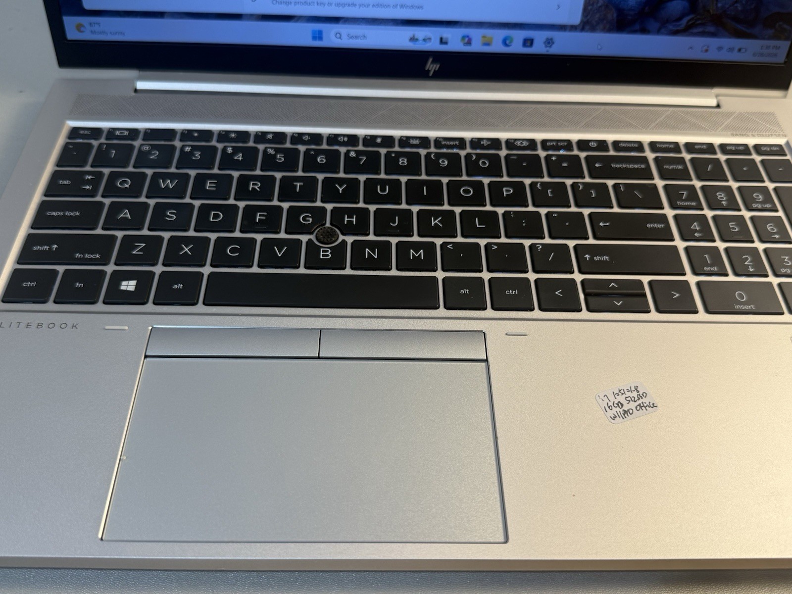 HP EliteBook 850 G7 CORE i7-10510U @1.8GHZ 16GB Ram 512GB SSD Wind 11 Pro #285