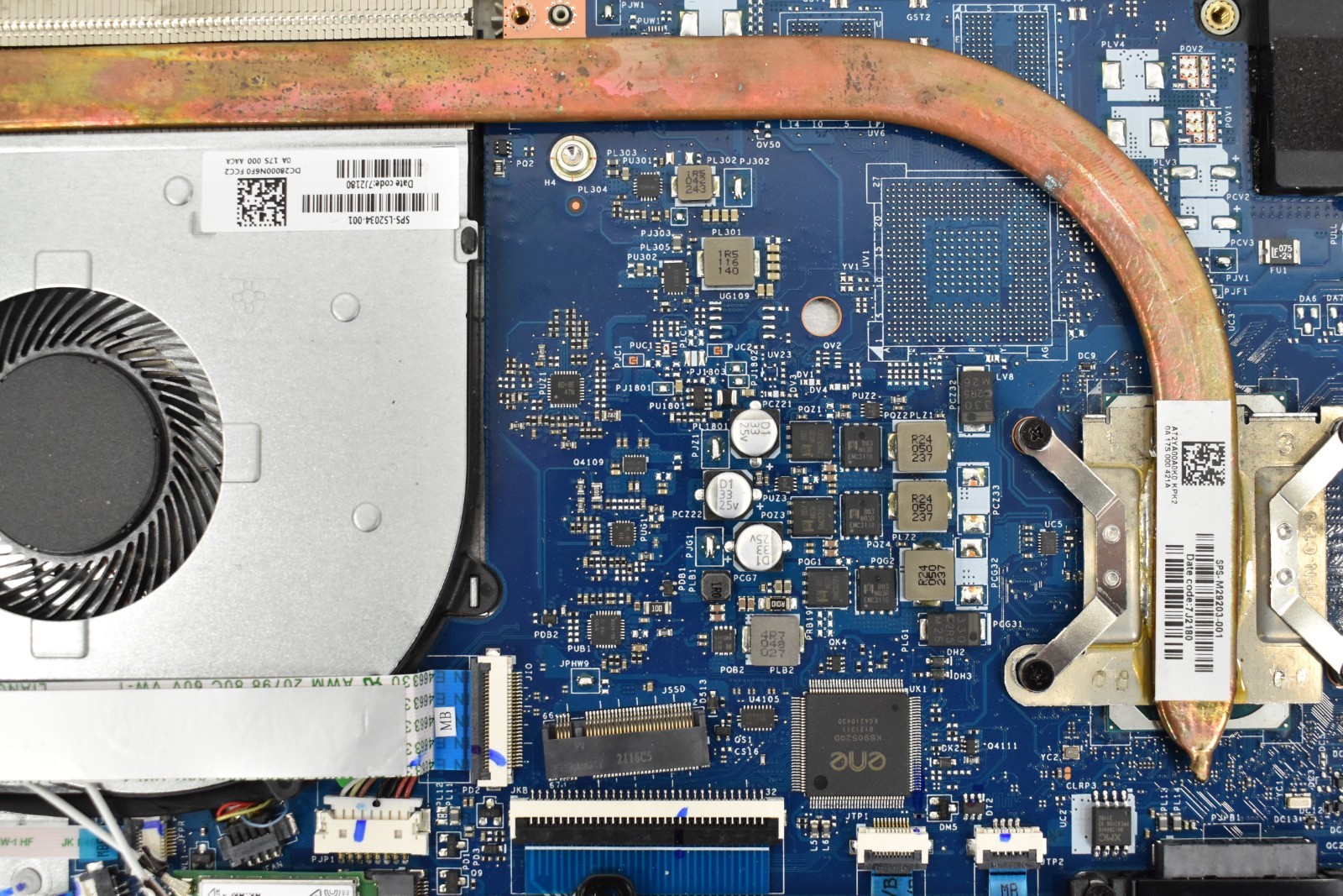 HP 15-dw3163st Laptop i3-1125G4 2.4GHz No RAM No HD No OS For Parts or Repair