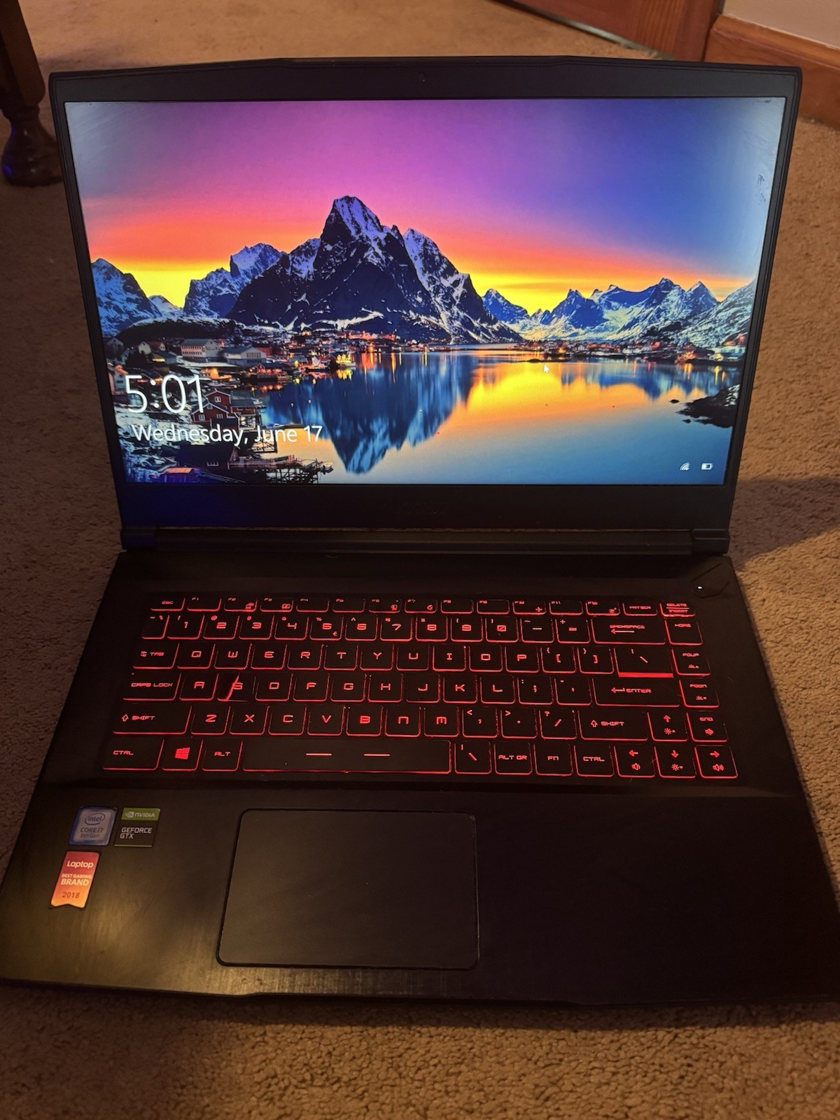 MSI GF63 Thin 9RCX Gaming Laptop 15.6″ Thin Bezel, Intel Core I7