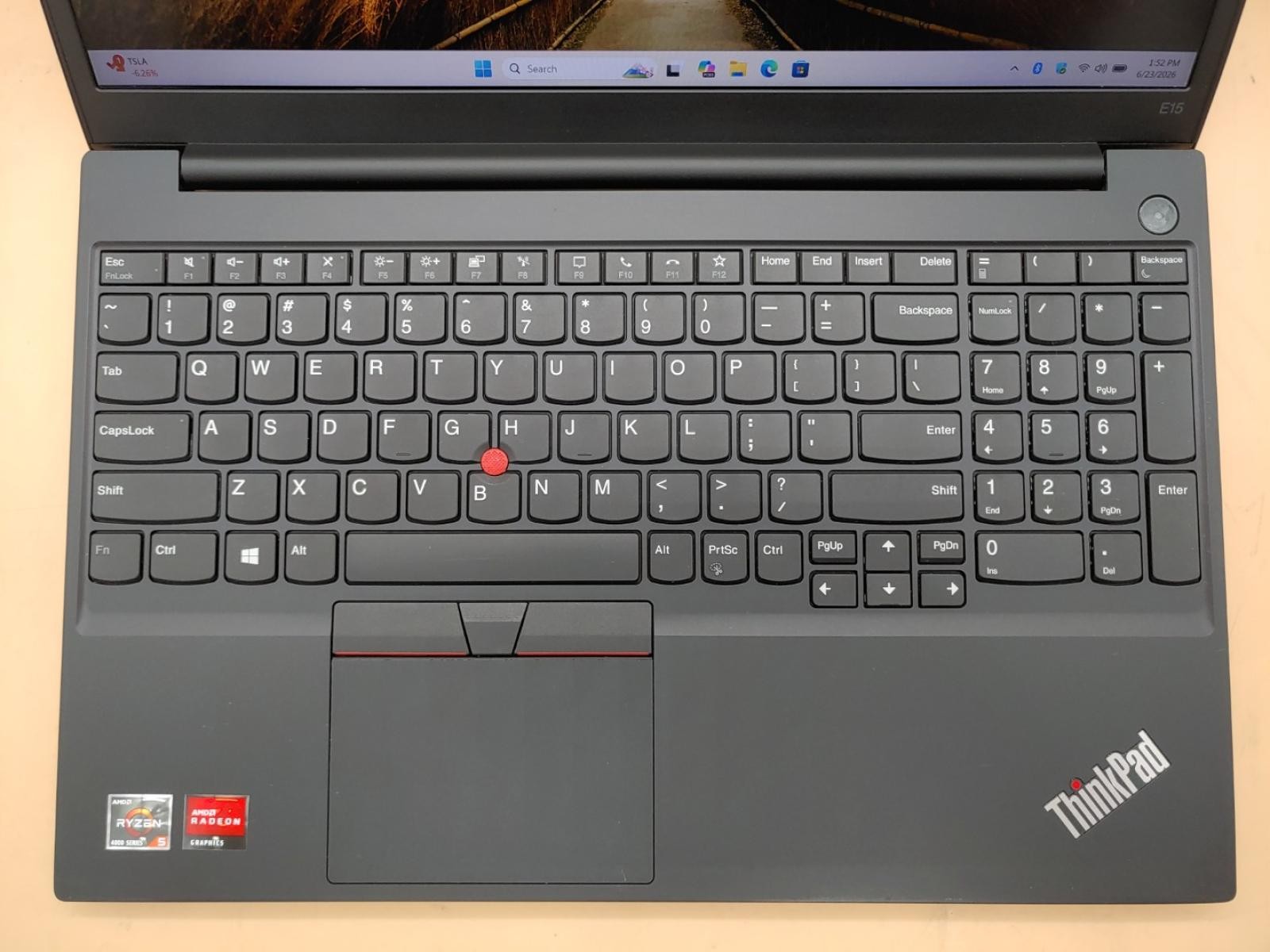 Lenovo ThinkPad E15 Gen 2 15.6″ AMD Ryzen 5 4500U 16GB 512GB Win11Pro *NO A/C*