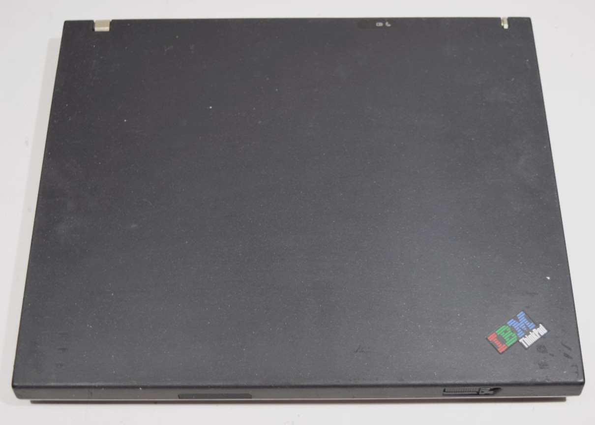 IBM THINKPAD T40 1.60GHz 2GB RAM 80GB HDD WINDOWS XP SP3 ATI RADEON 7500 NO BATT