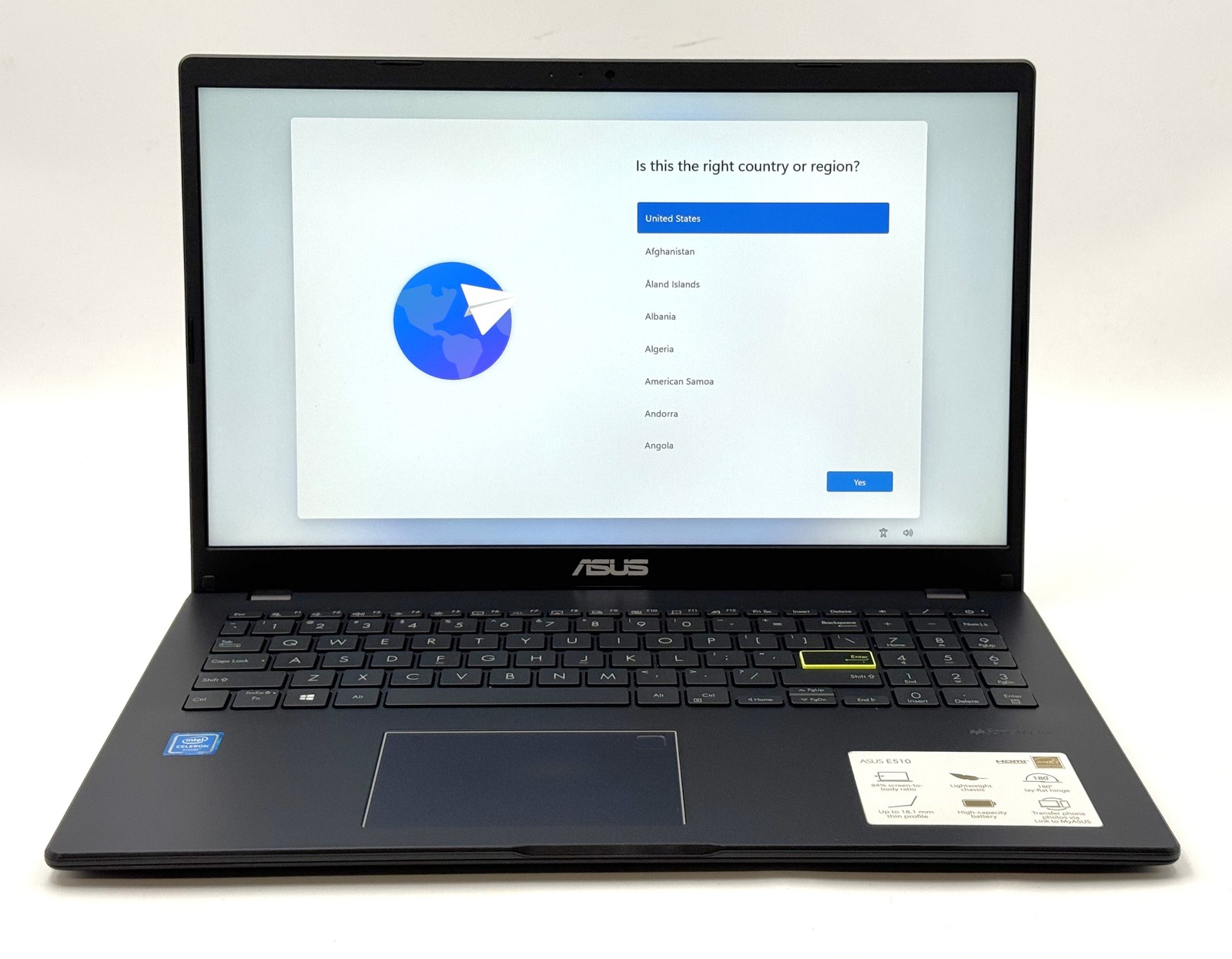 ASUS VivoBook – 15.6″ FHD – Intel Celeron N4020 – 4GB RAM – 64GB SSD – Blue