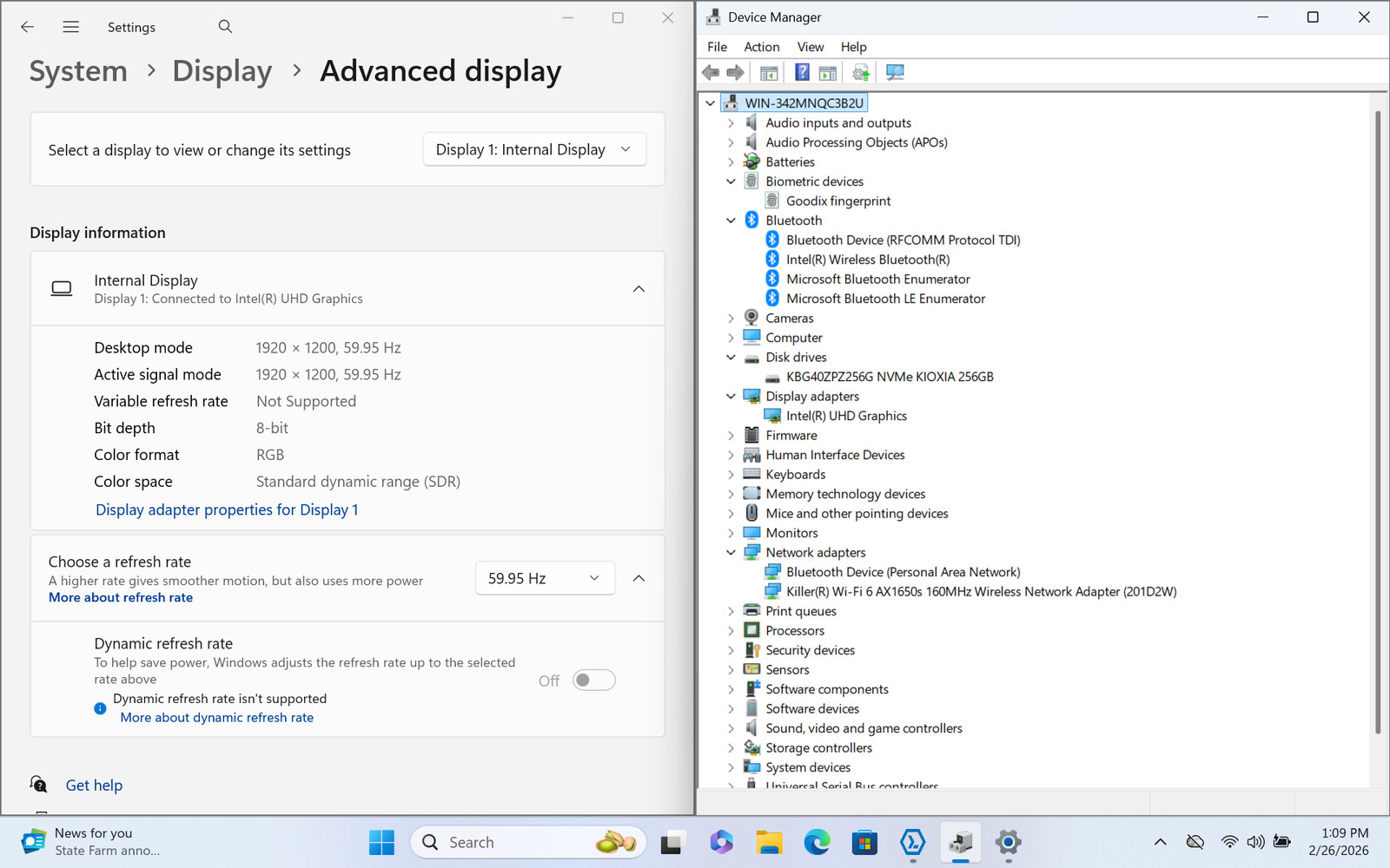 Dell XPS 13 7390 2-in-1 13″ FHD+ Touch I5-1035G1 256GB 8GB W11P Backlit FPR