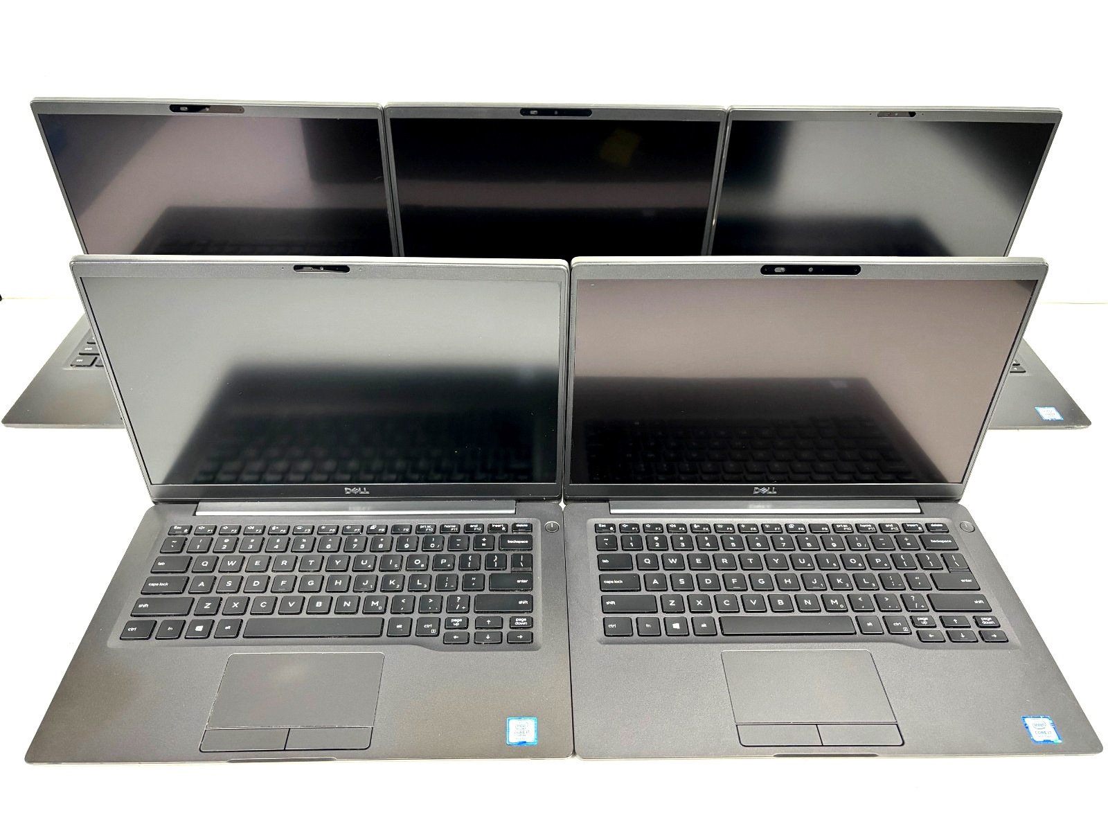 Lot (5) Dell Latitude 7400 14″ i7-8665U, 1.9GHz, NO HDD NO RAM NO BATTERY PARTS