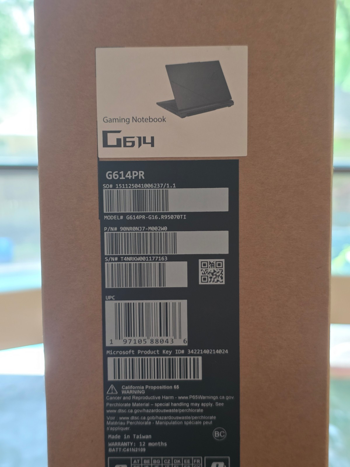 ASUS ROG Strix G16 – 16″ FHD+ 165Hz, Ryzen 9 8940HX, RTX 5070Ti, 16GB RAM, 1TB