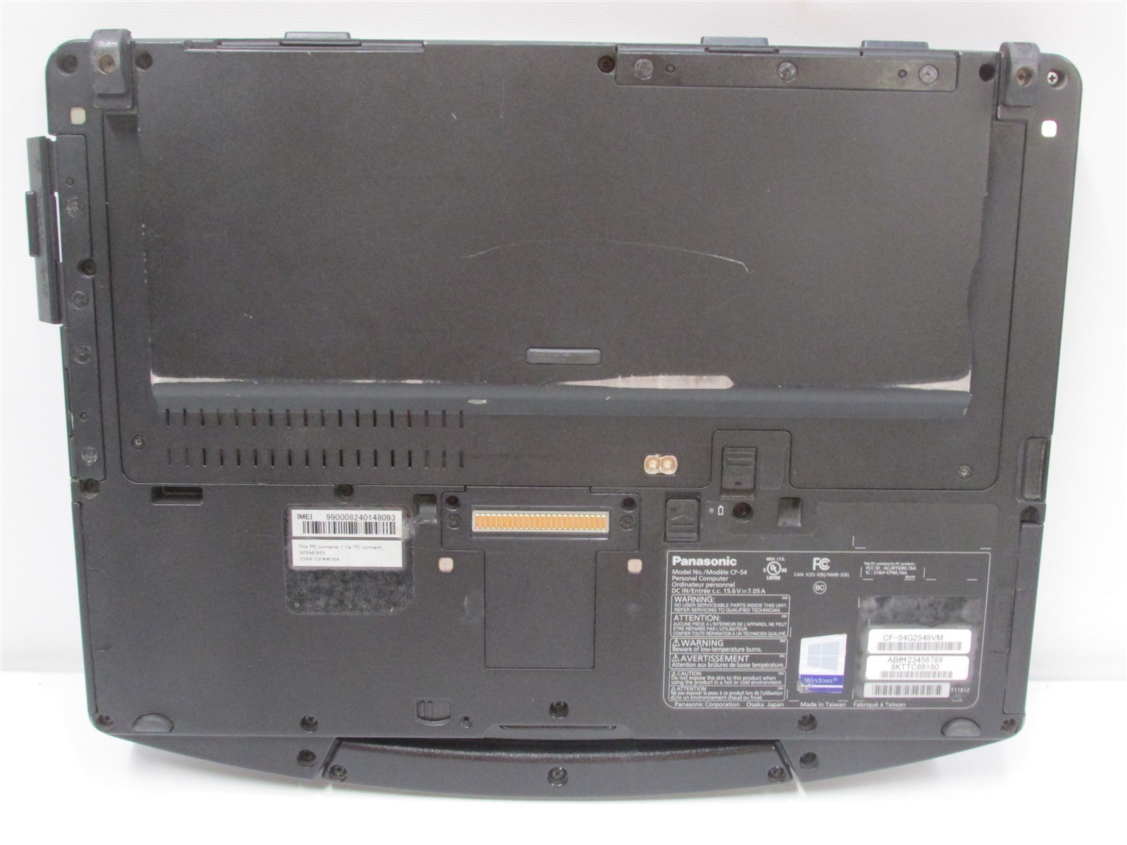 Panasonic Toughbook CF-54 MK3 i5-7300U 2.6GHz 8GB 500GB HDD 14″ W10P BIOS LK/DMG