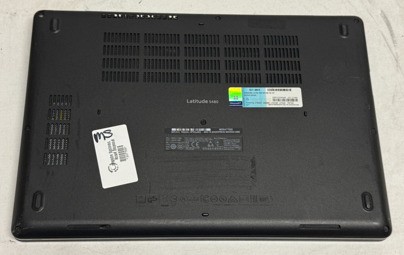 Dell Latitude 5480 14″ (i5-6440HQ 2.60GHz – 8GB RAM – 256GB SSD – Win11Home)