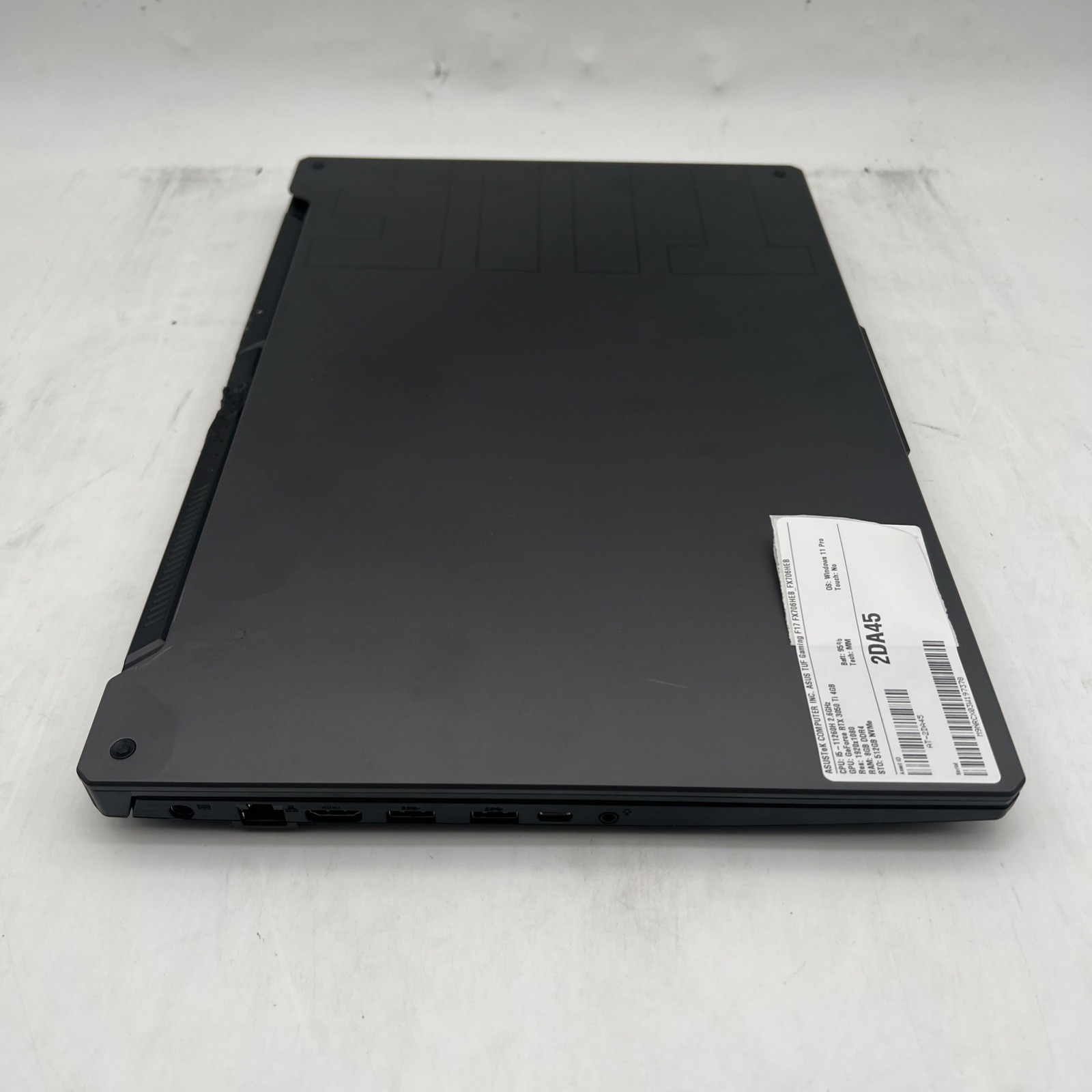 Asus TUF Gaming F17 I5 11260H 2.6GHz 8GB RAM 3050TI 512GB SSD Win11P READ