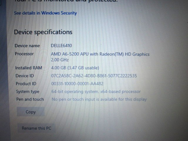 Pick up, No Ship-HP 15-afl30nr 15.6″, 128GB Slim Laptop Windows 10 ( Good Work )