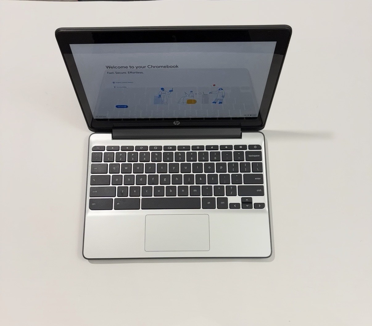 HP Chromebook 11 11in Intel Celeron 4GB 16GB eMMC Chrome WITH CHARGER