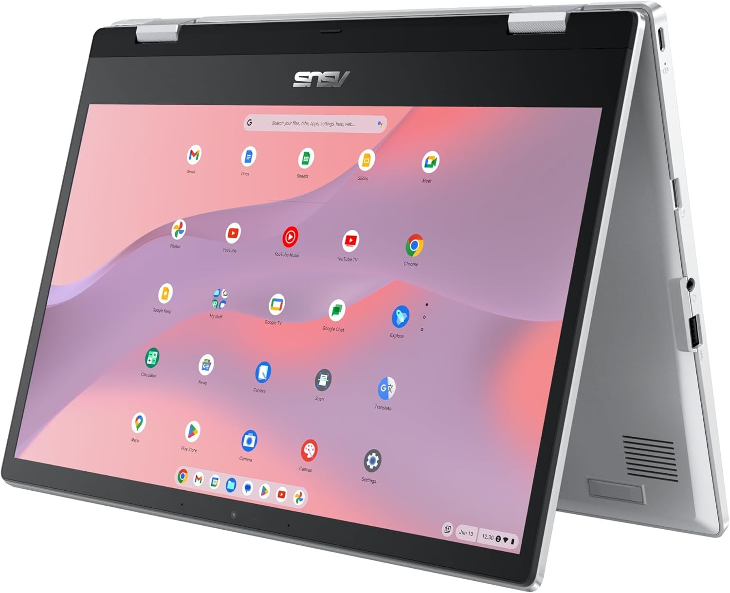 New ASUS Chromebook Flip CX1 14″ Touch N4500 128GB 8GB Silver CX1400FKA-AS88FT