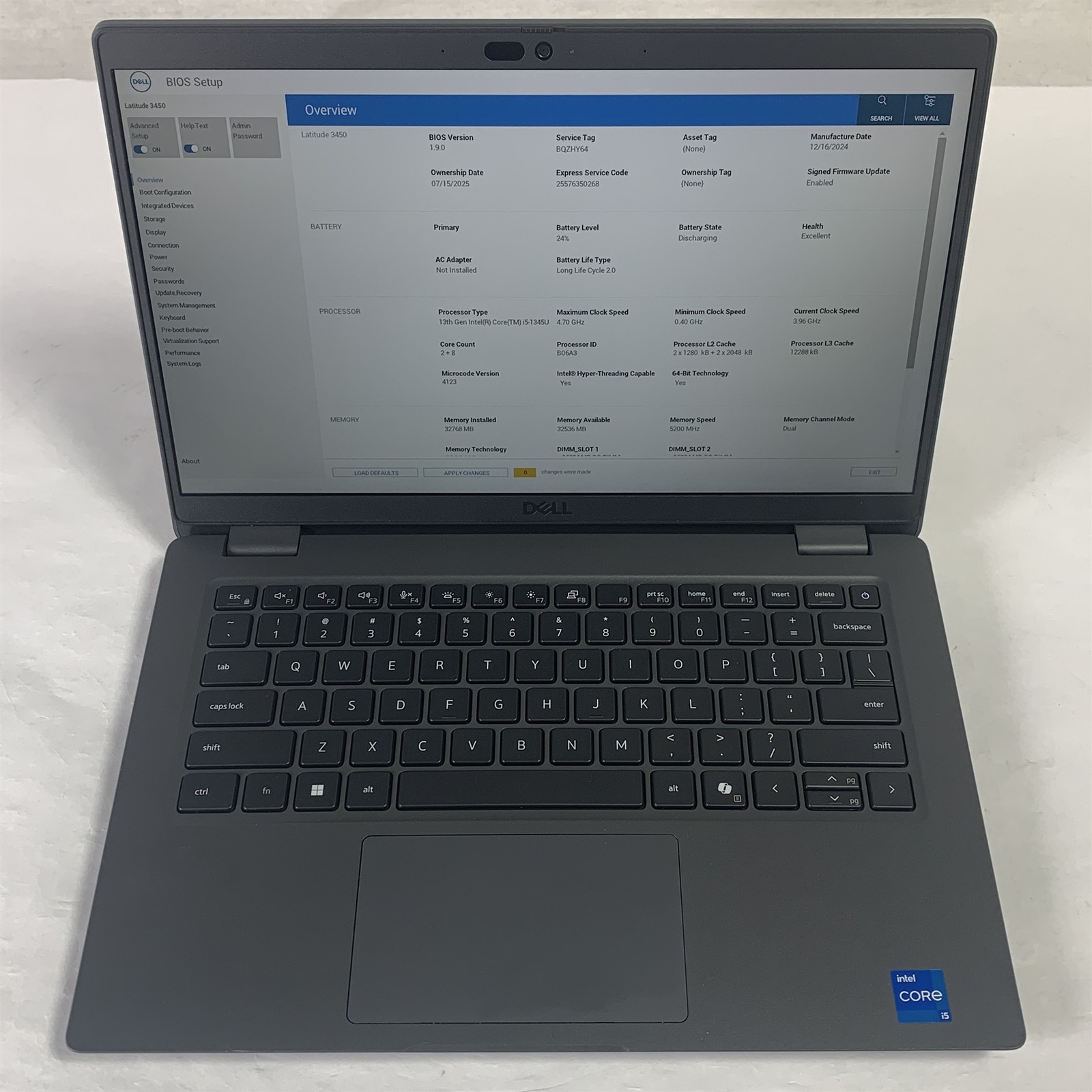 Dell Latitude 3450 14″ Laptop Core i5-1345U 1.6GHz 32GB 512GB NVMe SSD – Win 11