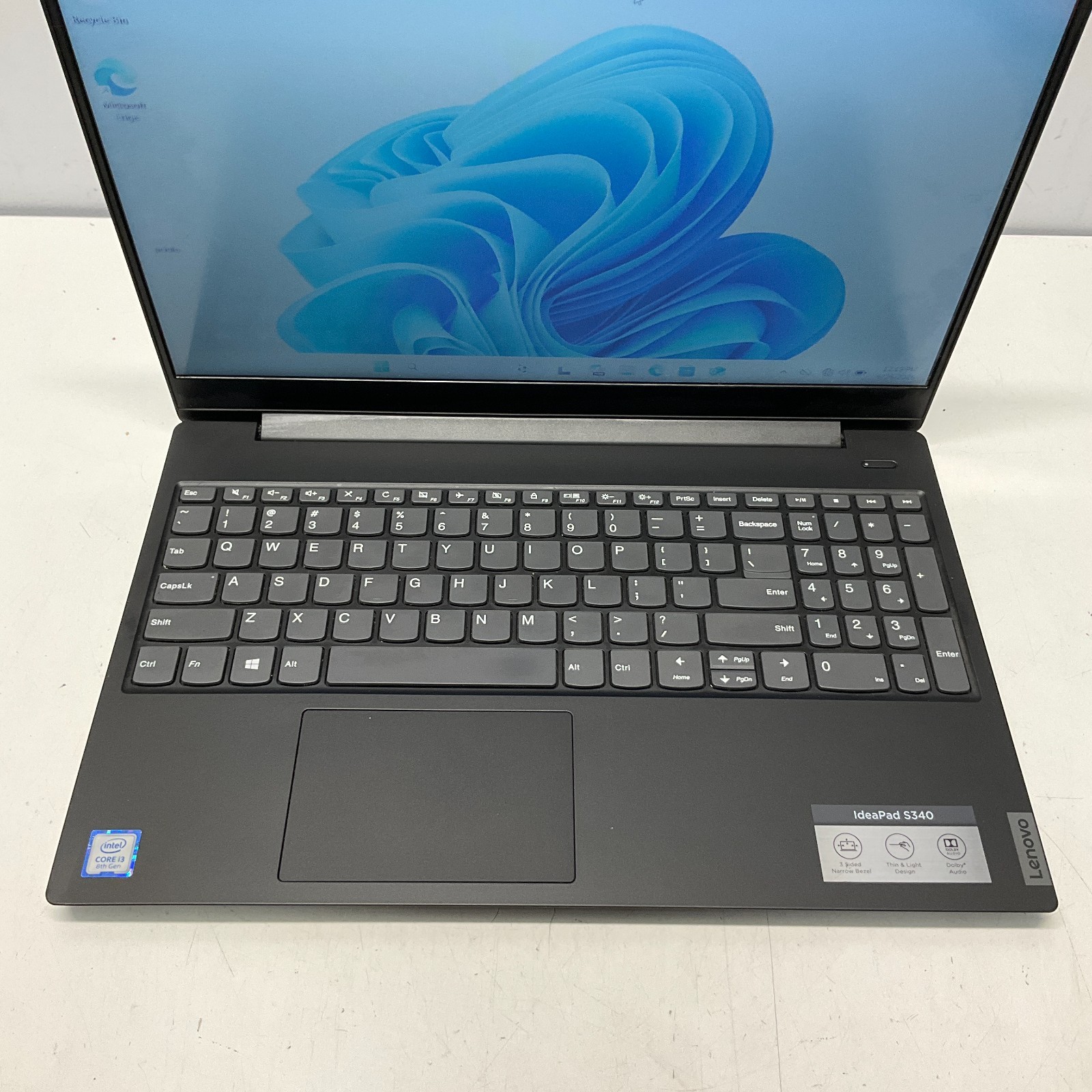Lenovo IdeaPad S340-15IWL 15″ Core i3-8145U 2.10GHz 8GB RAM 128GB SSD Windows 11