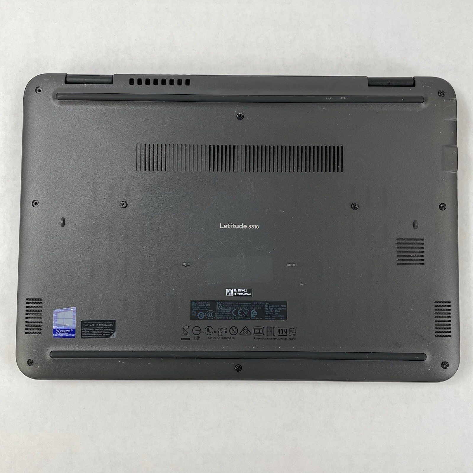 Dell Latitude 3310 13.3″ i5-8265U 1.60 GHz 8 GB RAM No SSD/OS/AC/Batt – READ