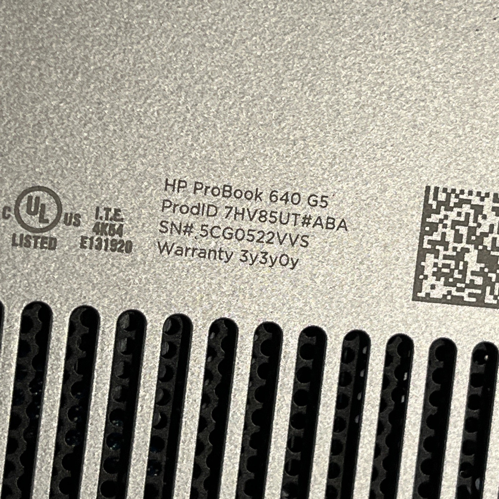 HP PROBOOK 640 G5 INTEL CORE I5-8365U 1.60GHZ 8GB RAM NO HD