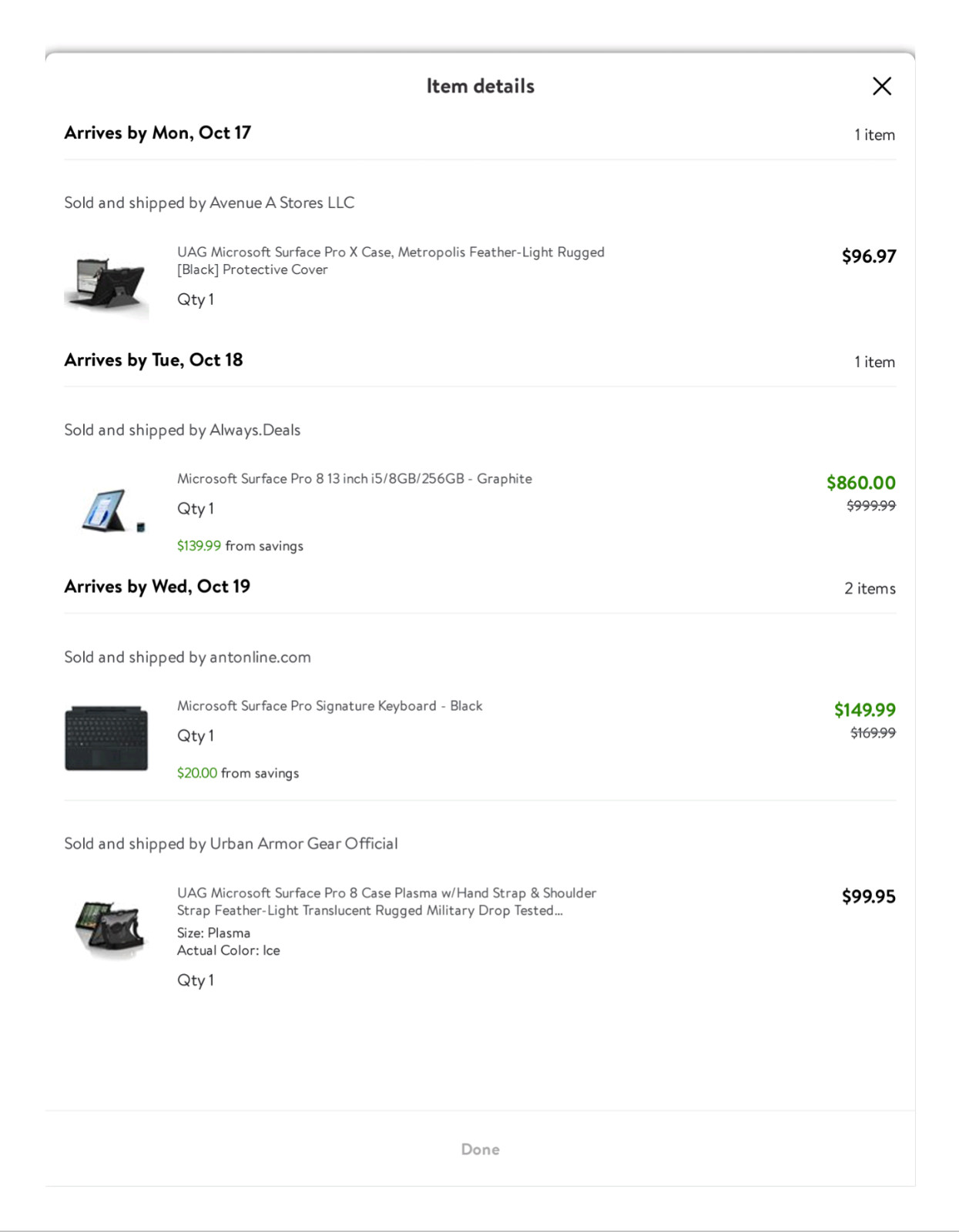 Microsoft Surface Pro 8 13″ Touch (256GB SSD, Intel Core i5 11th Gen., 4.20 GHz,
