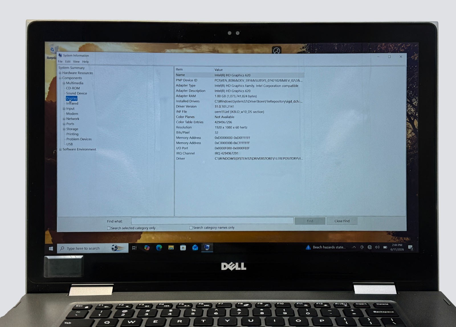 Dell Inspiron 15-5578 i3-7130u 2.73GHz 16GB RAM 256GB SSD