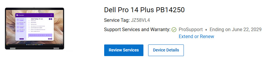 Dell Pro 14 Plus – 14″ FHD+, Ultra 7 255U, 32GB RAM, 512GB SSD, 3 Year Warranty