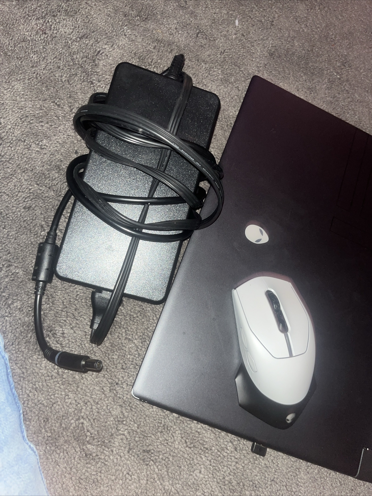 alienware m15 r7 gaming laptop W/ Charger And Mouse.