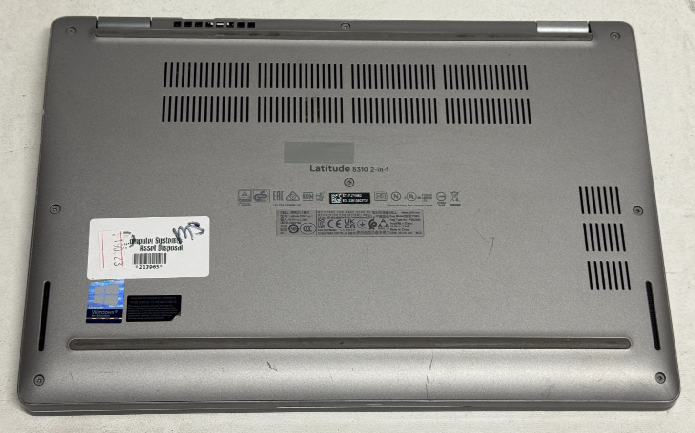 Dell Latitude 5310 2in1 13.3″ (i5-10310u – 16GB RAM – 256GB SSD – Win11Home)