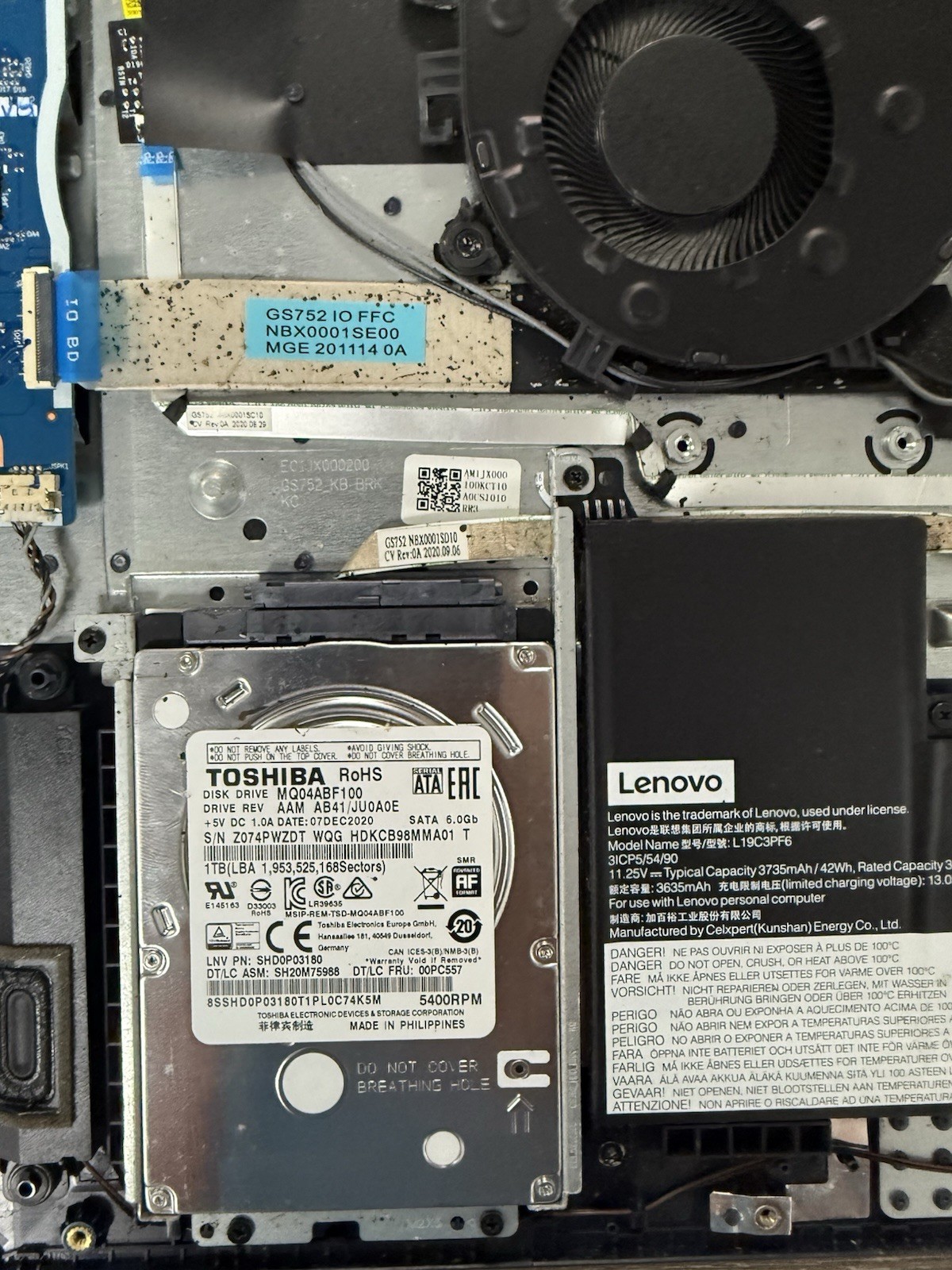 LENOVO IDEAPAD 3 CORE I5 1TB HD AS IS NOT WORKING LAPTOP
