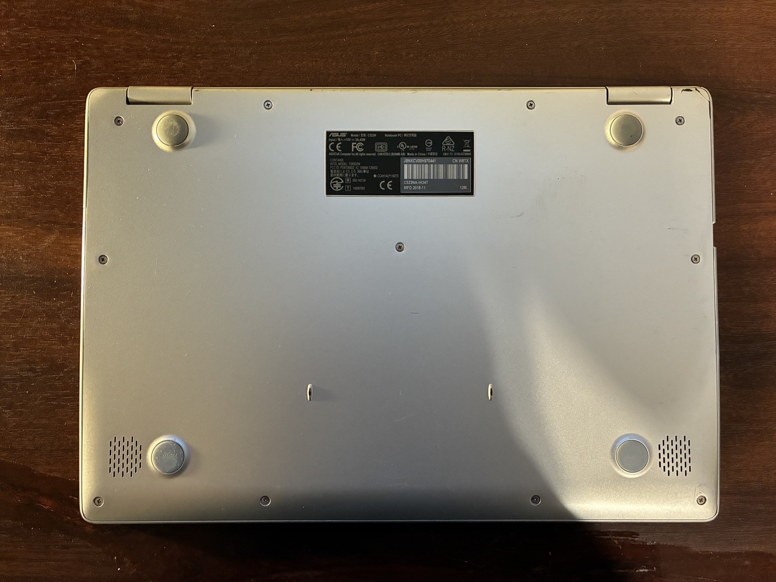 ASUS Chromebook C523NA-IH24T 15.6″ Intel Pentium N4200 4GB RAM 64GB eMMC *READ*