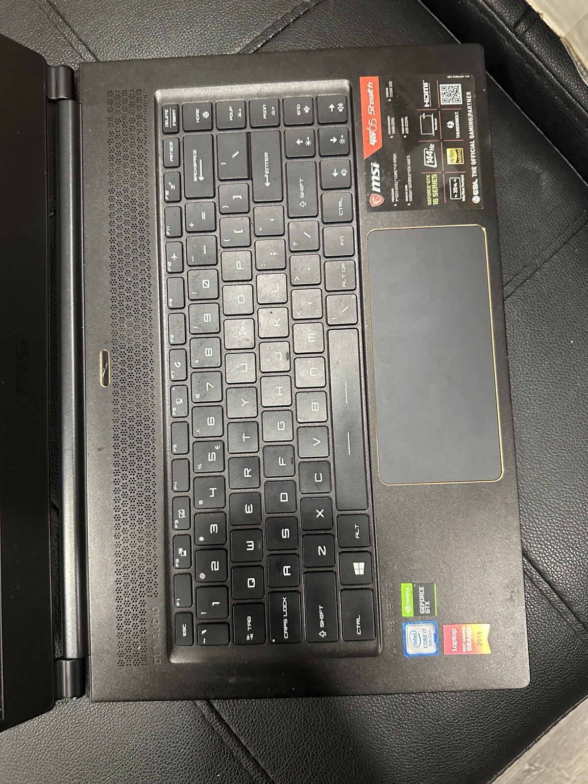 MSI GS65 Stealth 1668 15.6 inch (512GB, Intel Core i7 9th Gen., 2.60GHz,…