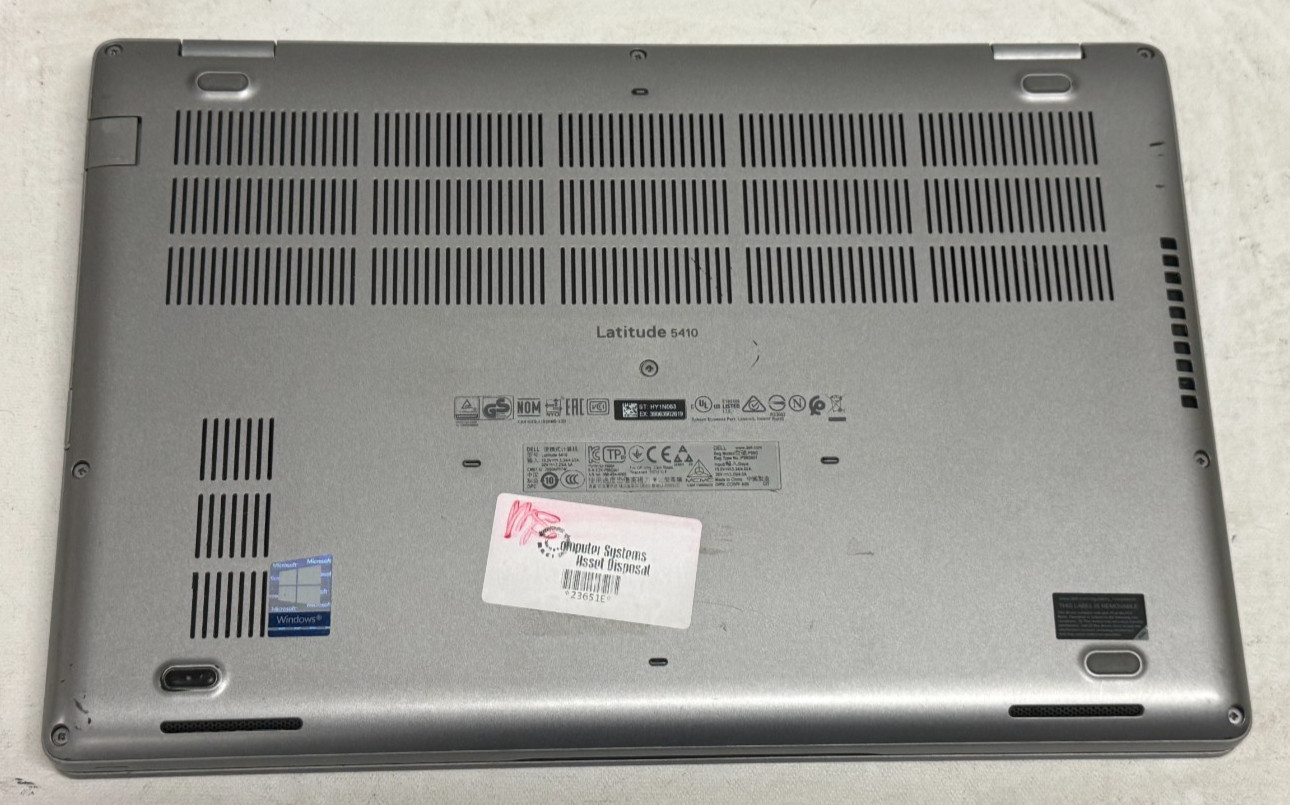 Dell Latitude 5410 14″ (i7-10610u 1.80GHz – 16GB RAM – 256GB SSD – Win11Home)
