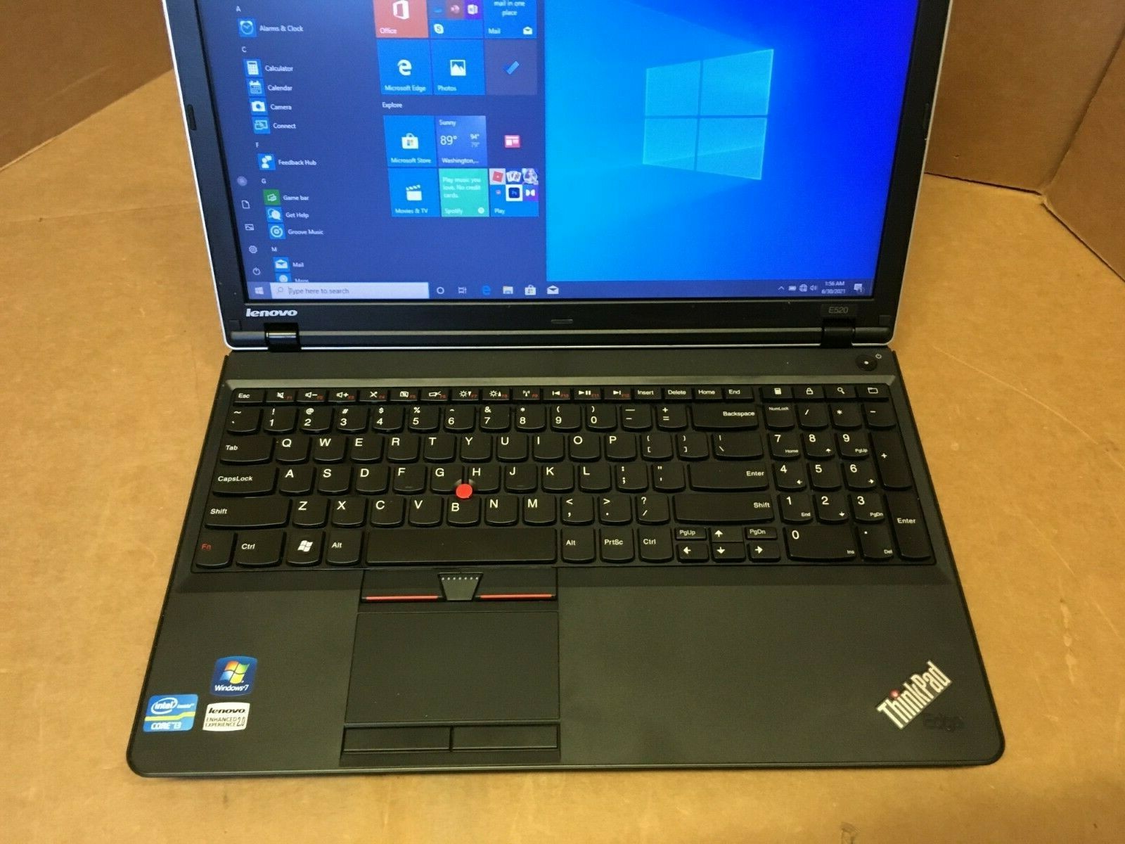 Lenovo Thinkpad E520 15.5″ 300GB HDD Intel i3 4GB Ram WIFI Windows 10 Pro