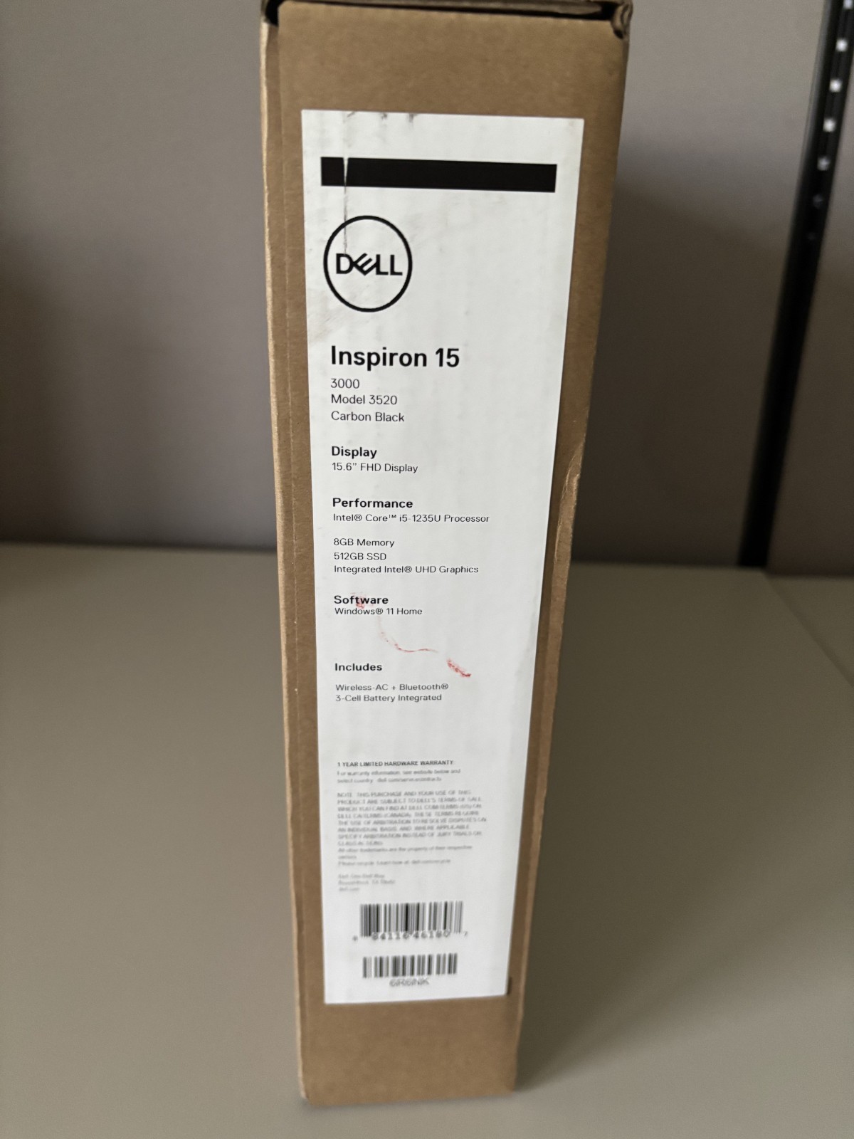 Dell Inspiron 15 3520 Win 11 Core i5-1235U 1.30GHz 8GB RAM 512GB SSD 15.6″