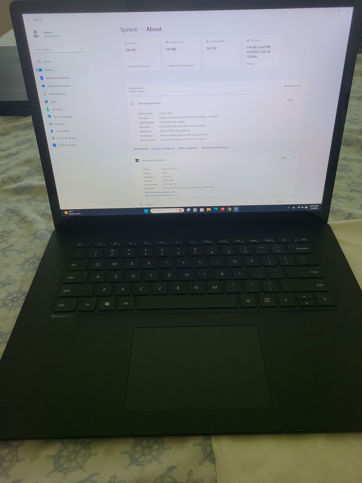 Microsoft Surface Laptop 3 Bundle Set