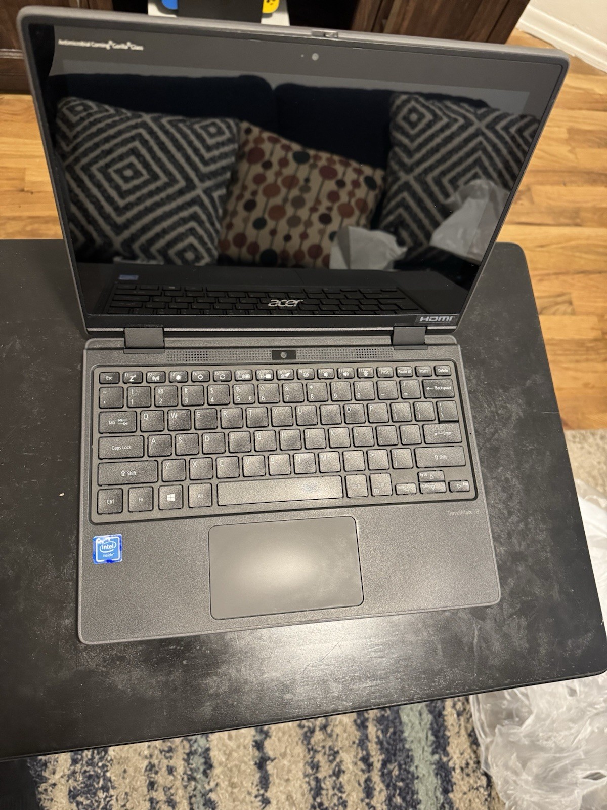 Acer TravelMate B 11.6″ Win 10 Intel Celeron 4GB 64GB eMMC Black Webcam
