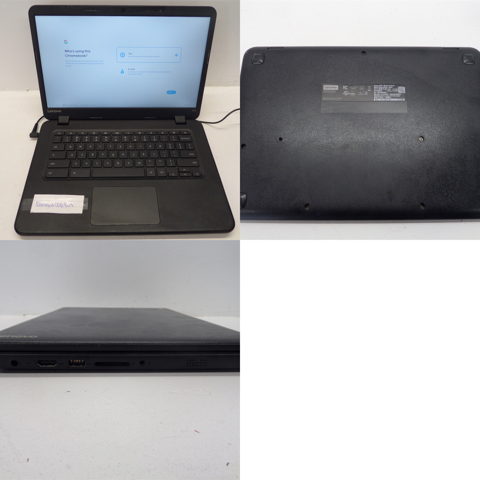 Lot Of 11 Lenovo N42-20 80US 14″ Chromebook 16GB SSD 80US0000US READ DESC.