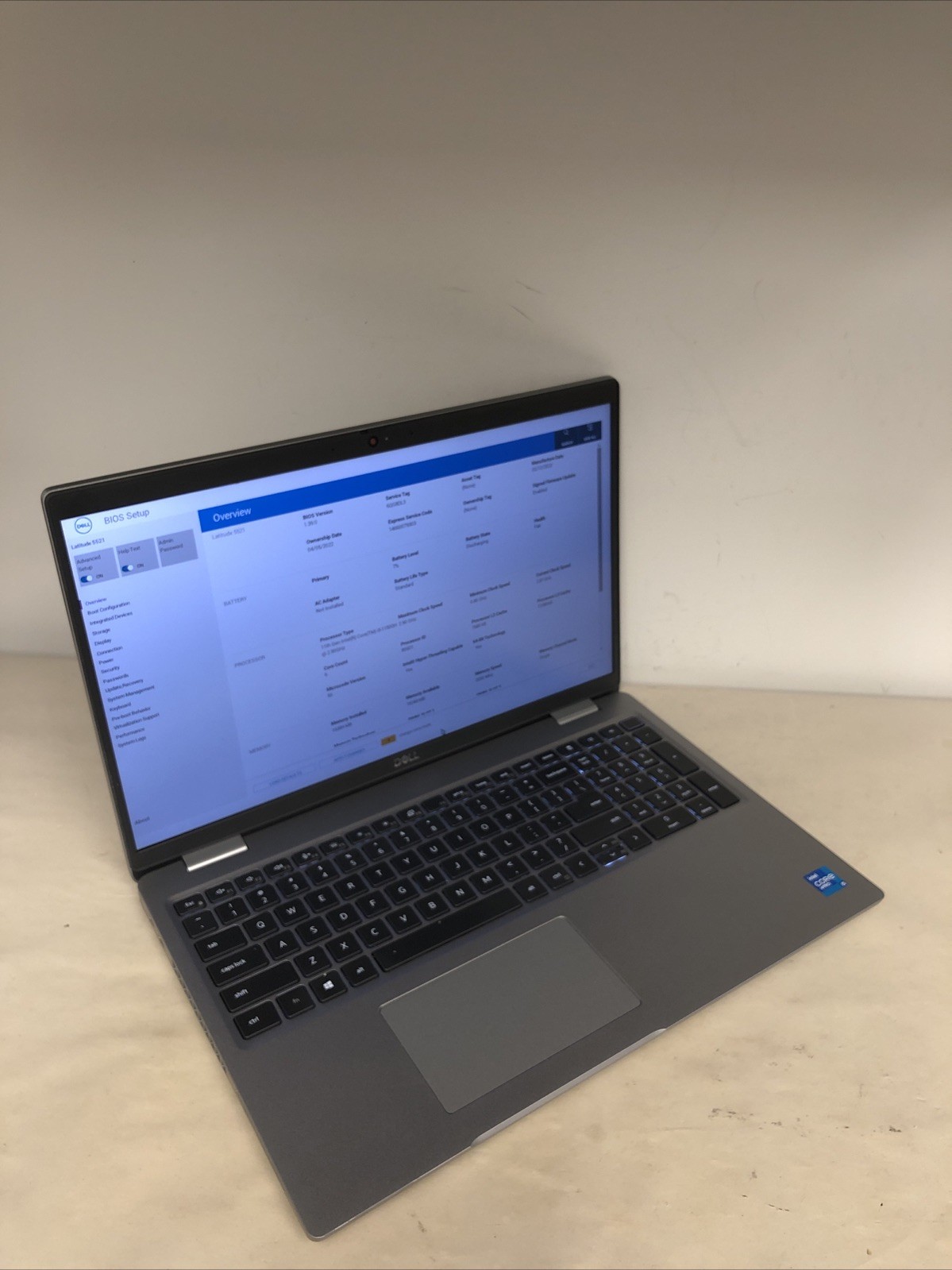 Dell Latitude 5521 i5-11500H 16GB RAM NO SSD