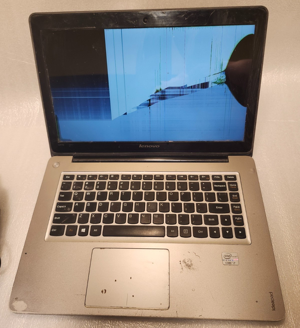 Lenovo IdeaPad U410 14″ Laptop i7-3517U 8GB RAM 32GB MSATA Broken Screen BOOTS