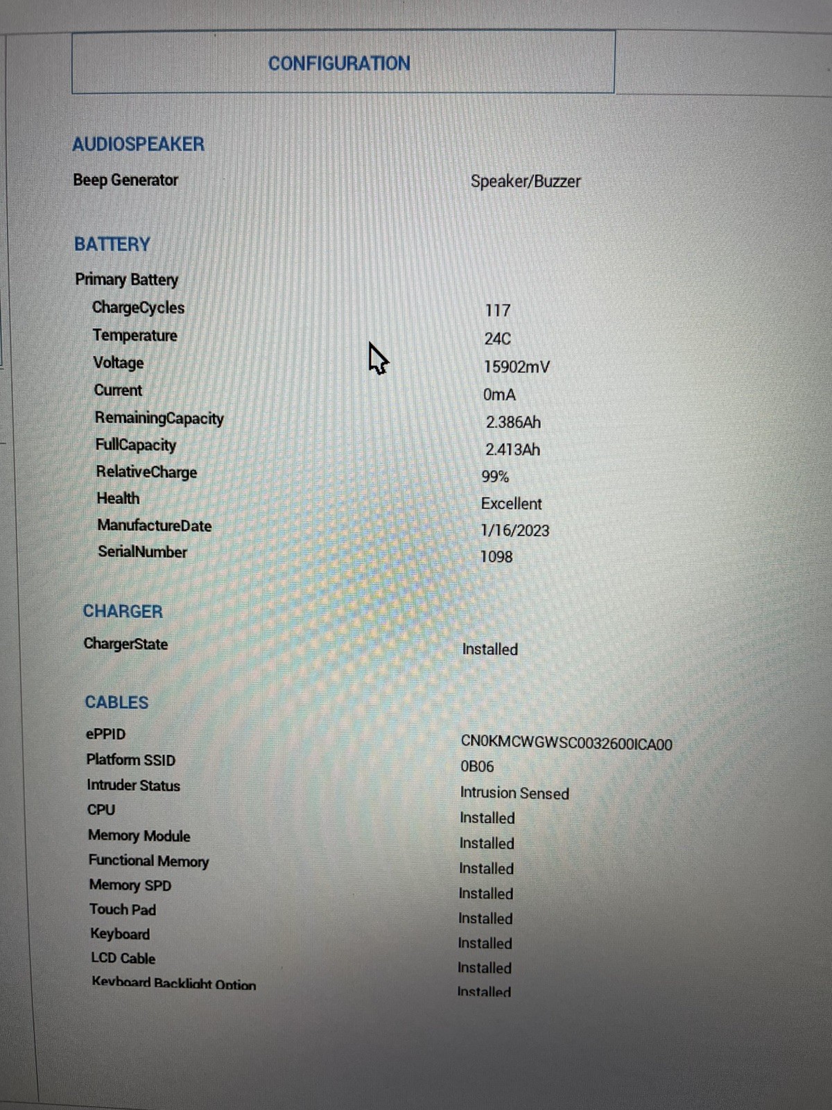 Dell Latitude 5530 Core i5-1235U @4.40GHz 16GB DDR4-3200MHz RAM ***No HDD/SSD***