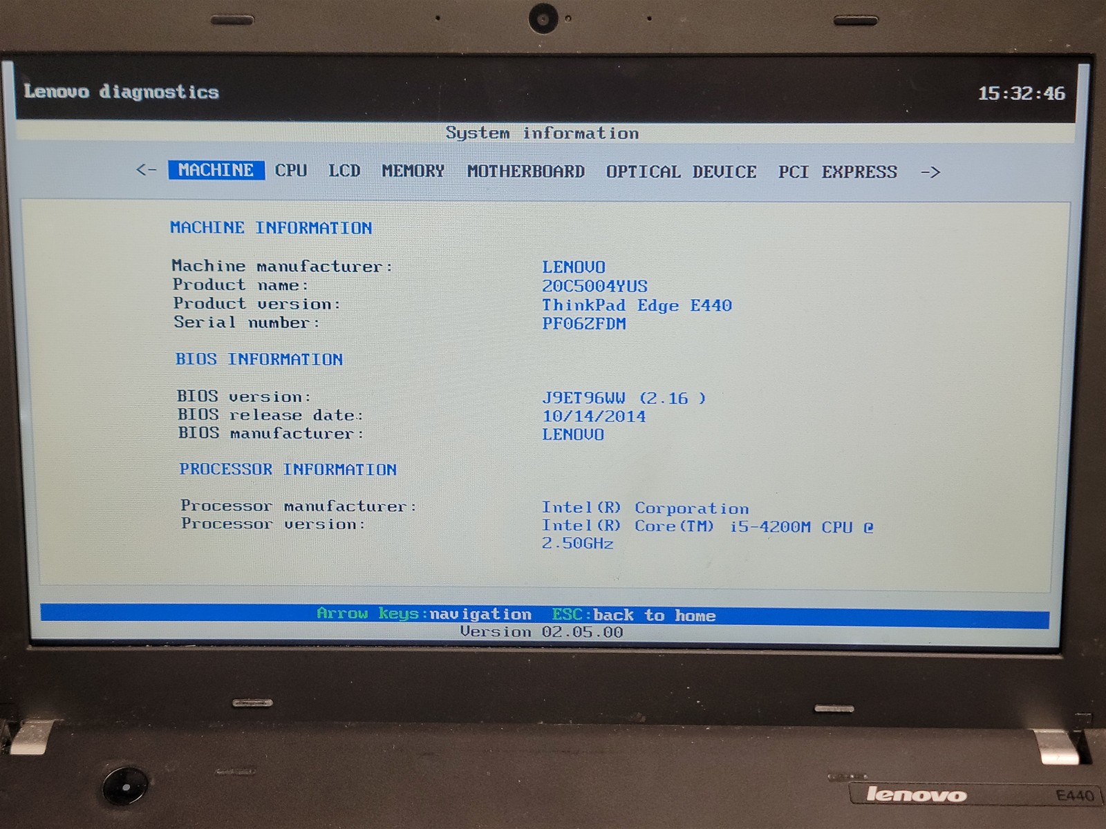 Lenovo ThinkPad E440 Intel Core i5-4200M 2.50GHz 12GB DDR4 RAM – see pics