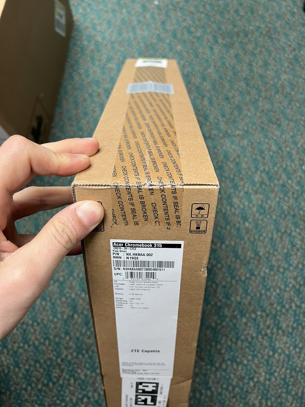 New Acer CB315-3H-C2C3 15.6″ ChromeBook Celeron N4000 4GB 32GB eMMC Chrome OS FS