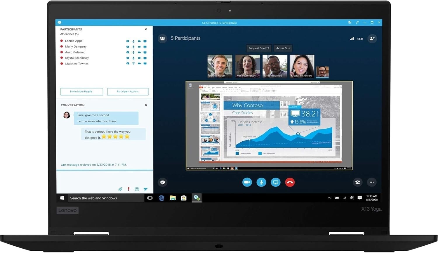 Lenovo ThinkPad X13 Yoga Gen 1 13″ FHD i7-10610U 16GB RAM 512GB SSD Win 11 Pro