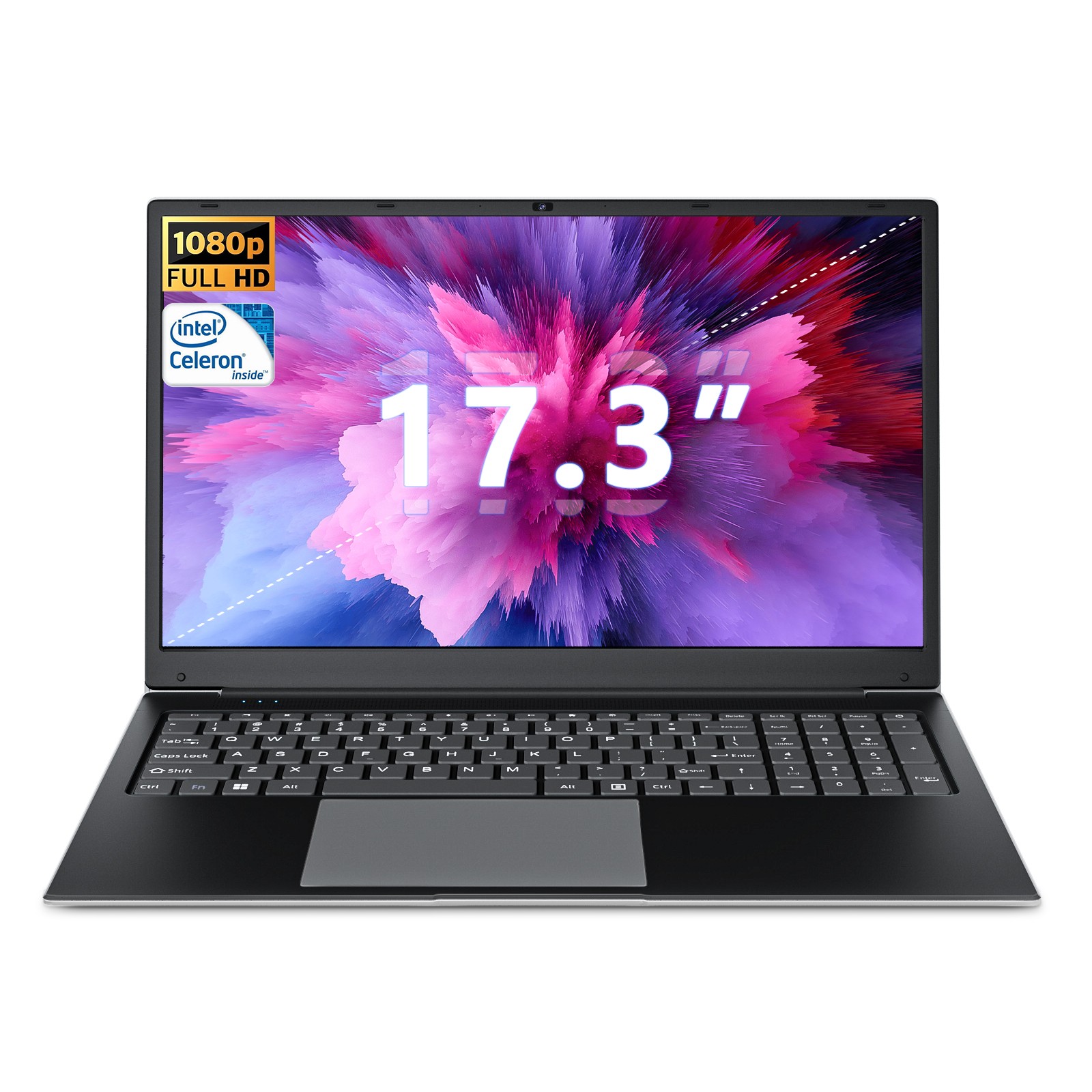 SGIN 17.3″ Laptop 4GB + 256GB Notebook with IPS Full HD 2.8GHz Windows 11